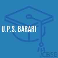 U.P.S. Barari Primary School Logo