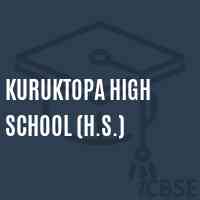 Kuruktopa High School (H.S.) Logo