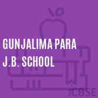 Gunjalima Para J.B. School Logo
