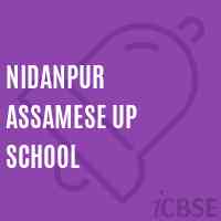 Nidanpur Assamese Up School Logo