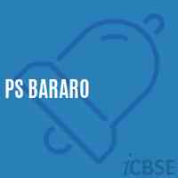 Ps Bararo Primary School Logo