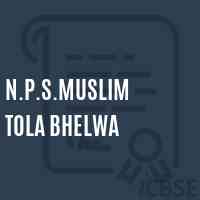 N.P.S.Muslim Tola Bhelwa Primary School Logo
