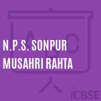 N.P.S. Sonpur Musahri Rahta Primary School Logo