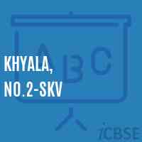 Khyala, No.2-SKV Senior Secondary School Logo