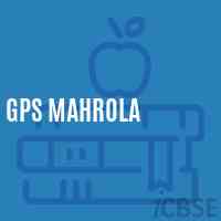 Gps Mahrola Primary School Logo