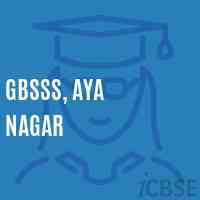 GBSSS, Aya Nagar High School Logo