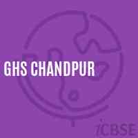 Ghs Chandpur Secondary School Logo