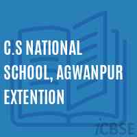 C.S National School, Agwanpur Extention Logo