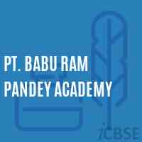 Pt. Babu Ram Pandey Academy School Logo