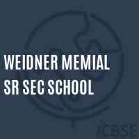Weidner Memial Sr Sec School Logo