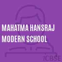 Mahatma Hansraj Modern School Logo