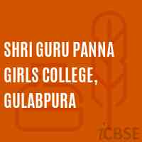 Shri Guru Panna Girls College, Gulabpura Logo