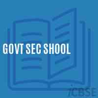Govt Sec Shool School Logo