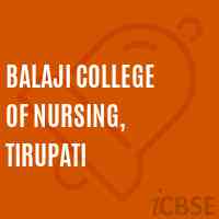 Balaji College of Nursing, Tirupati Logo