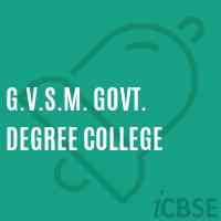 G.V.S.M. GOVT. Degree College Logo