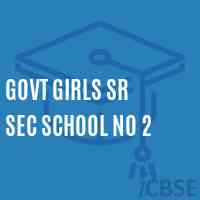 Govt Girls Sr Sec School No 2 Logo