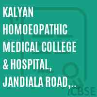 Kalyan Homoeopathic Medical College & Hospital, Jandiala Road, Tran Taran Logo