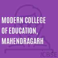 Modern College of Education, Mahendragarh Logo