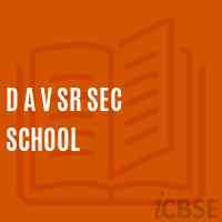 D A V Sr Sec School Logo