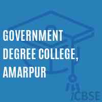 Government Degree College, Amarpur Logo
