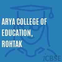 Arya College of Education, Rohtak Logo