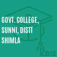 Govt. College, Sunni, Distt Shimla Logo