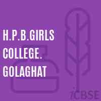 H.P.B.Girls College. Golaghat Logo