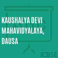 Kaushalya Devi Mahavidyalaya, Dausa College Logo