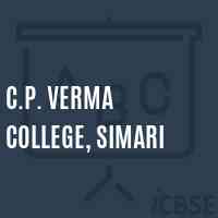 C.P. Verma College, Simari Logo