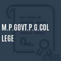 M.P.Govt.P.G.College Logo
