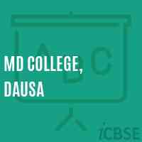 MD College, Dausa Logo