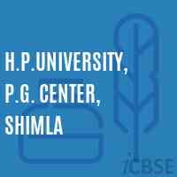 H.P.University, P.G. Center, Shimla Logo