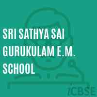 Sri Sathya Sai Gurukulam E.M. School Logo