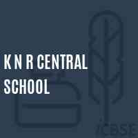 K N R Central School Logo