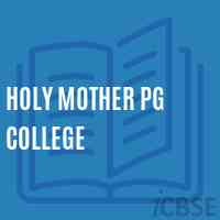Holy Mother Pg College Logo