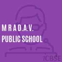 M R A D.A.V. Public School Logo