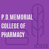 P.D.Memorial College of Pharmacy Logo