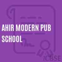 Ahir Modern Pub School Logo