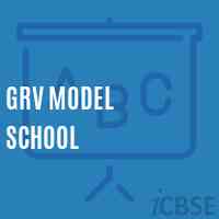 Grv Model School Logo