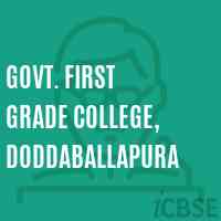 Govt. First Grade College, Doddaballapura Logo