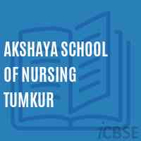 Akshaya School of Nursing Tumkur Logo