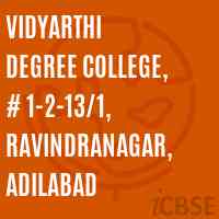Vidyarthi Degree College, # 1-2-13/1, Ravindranagar, Adilabad Logo