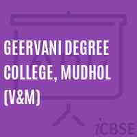Geervani Degree College, Mudhol (V&M) Logo