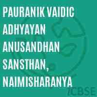 Pauranik Vaidic Adhyayan Anusandhan Sansthan, Naimisharanya College Logo