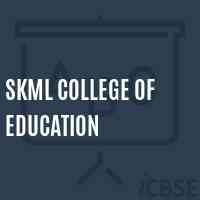 Skml College Of Education Logo