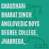 Chaudhari Bharat Singh Anglovedic Boys Degree College, Jhabreda, Haridwar Logo