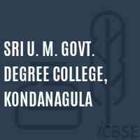 Sri U. M. Govt. Degree College, Kondanagula Logo