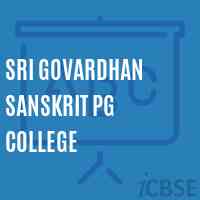 Sri Govardhan Sanskrit PG college Logo