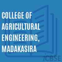 College of Agricultural Engineering, Madakasira Logo