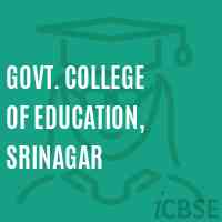 Govt. College of Education, Srinagar Logo
